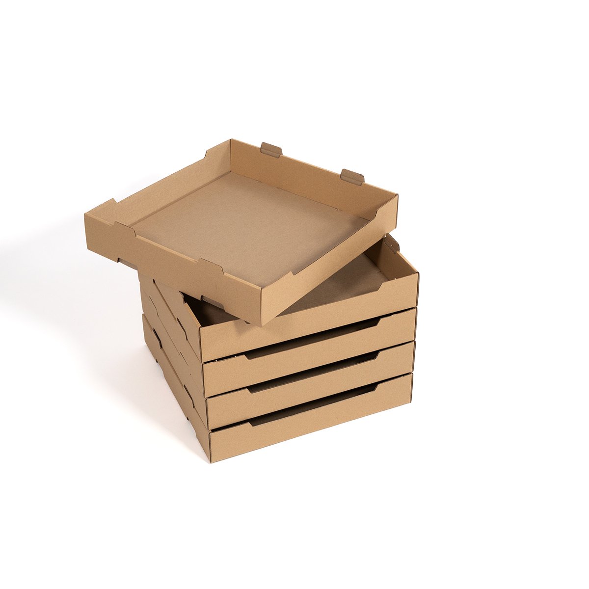 Lot de 5 bacs de rangement 43x43x8cm Lot de 5 bacs de rangement 43x43x8cm