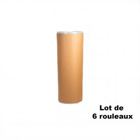 Lot de 6 rouleaux bulle kraft 0,5x10m