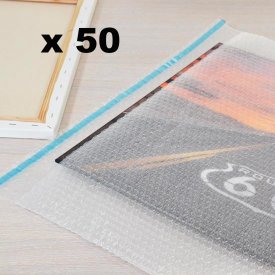 Lot de 50 pochettes bulles cadres et tableaux 92 x 92 cm