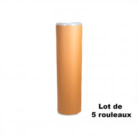 Lot de 5 rouleaux bulle kraft 0,75x10m