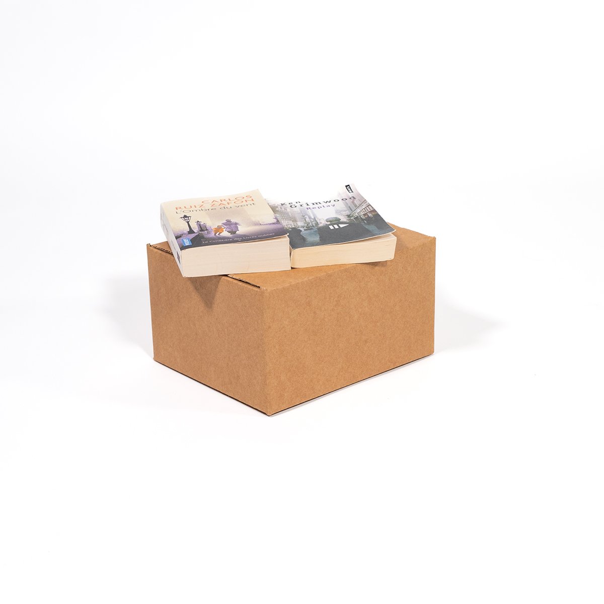 Lot De 20 Cartons De Déménagement – Dimension 23x19x12 Cm – Carton Simple Cannelure Brun – Pour Stockage, Transport, Protection Produits Légers